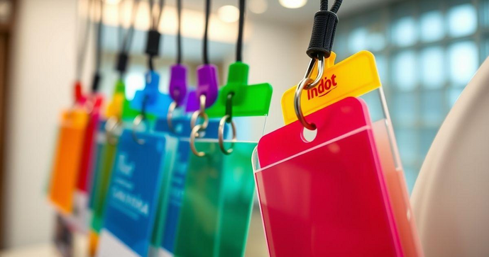 Crachá Personalizado PVC para Identificação Profissional e Eventos Crachá Personalizado PVC para Identificação Profissional e Eventos